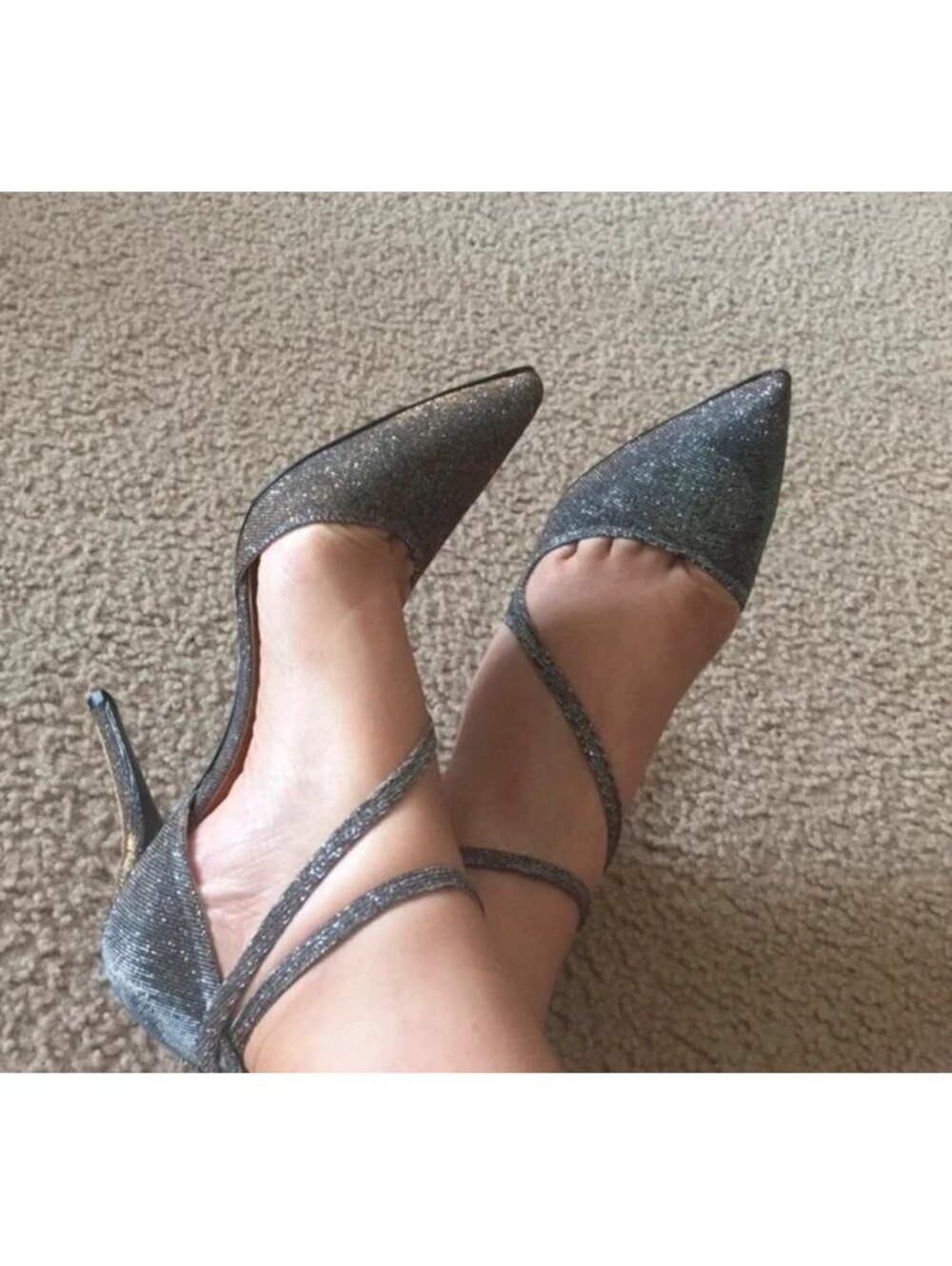 NEW Stuart Weitzman The Cool People CPSwinger Pyrite Nocturn Pumps Size 7.5